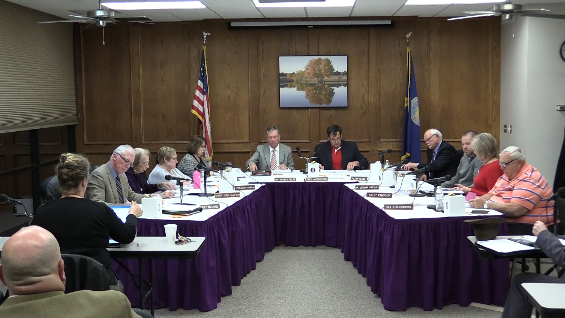 The DC3 Board of Trustees during their December Board Meeting.